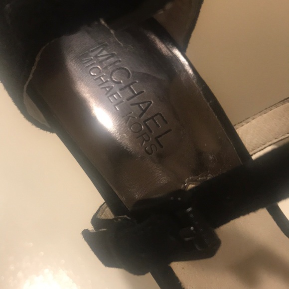 Michael Kors “Ailee” Suede Platform Heels - Picture 2 of 4